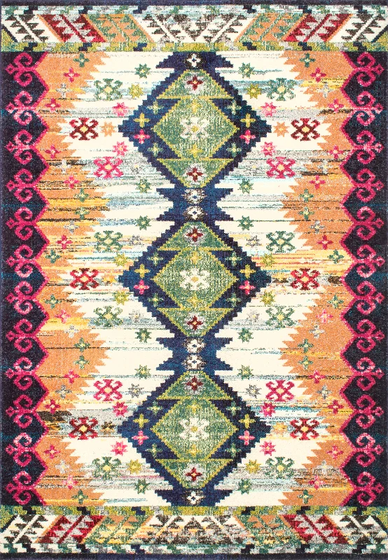 Aztec Totem Rug | Multicolor