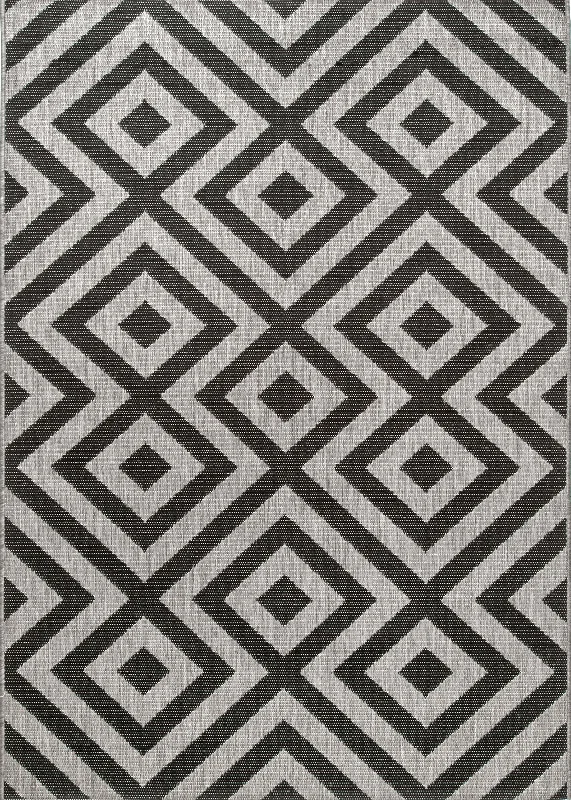 Celtic Trellis Indoor/Outdoor Rug | Grey