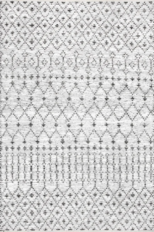 Colby Modern Trellis Rug | Ivory