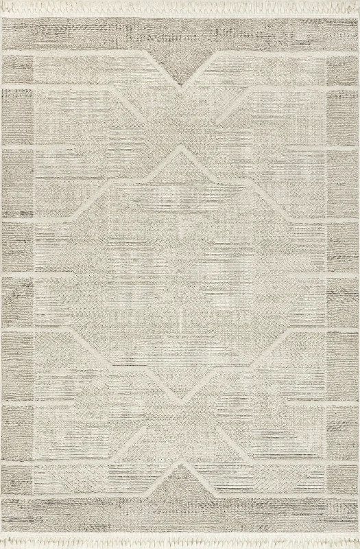 Constance Tiled Geometric Rug | Beige