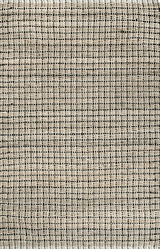 Cotton And Jute Flatweave Rug | Natural