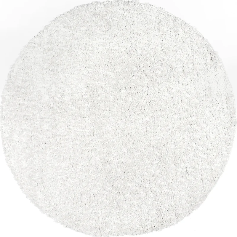 Dream Solid Shag Rug | Ivory