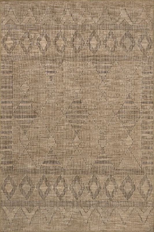 Ellinor Geometric Washable Rug | Sand