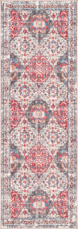 Floral Moroccan Trellis Rug | Multicolor