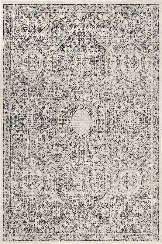 Honeycomb Labyrinth Rug | Grey