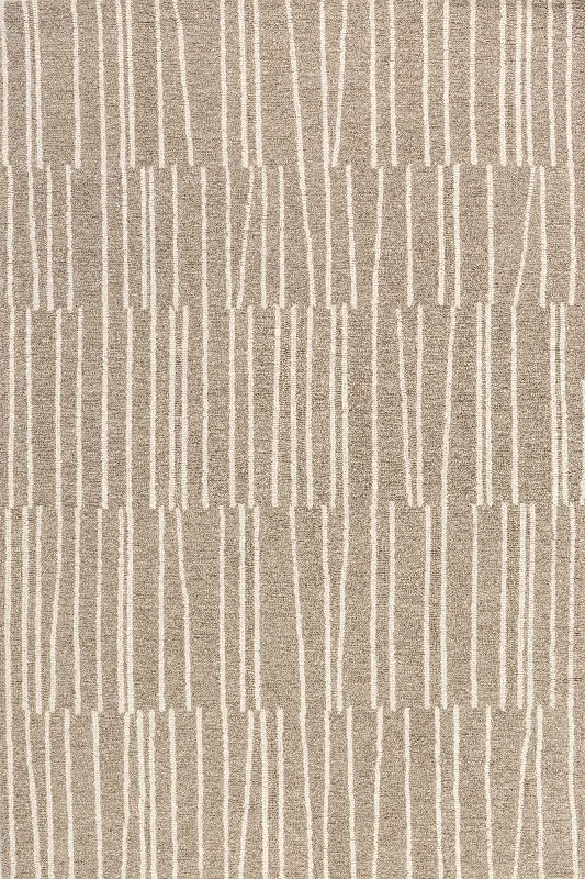 Inaya Striped Rug | Beige