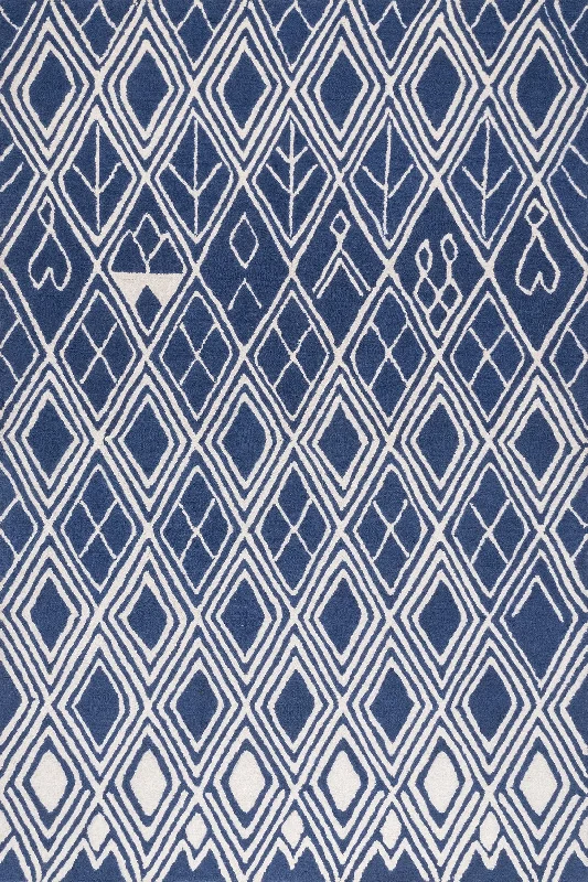 Kendra Moroccan Trellis Rug | Blue