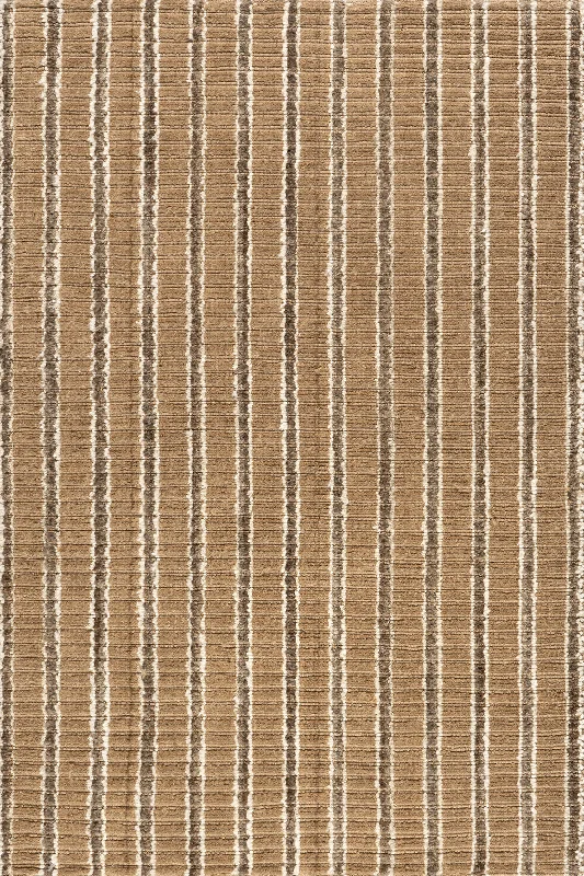 Marguerite Striped Jute Rug | Natural