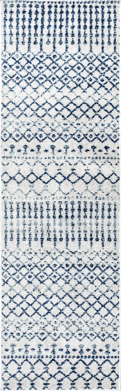 Moroccan Trellis Rug | Light Blue