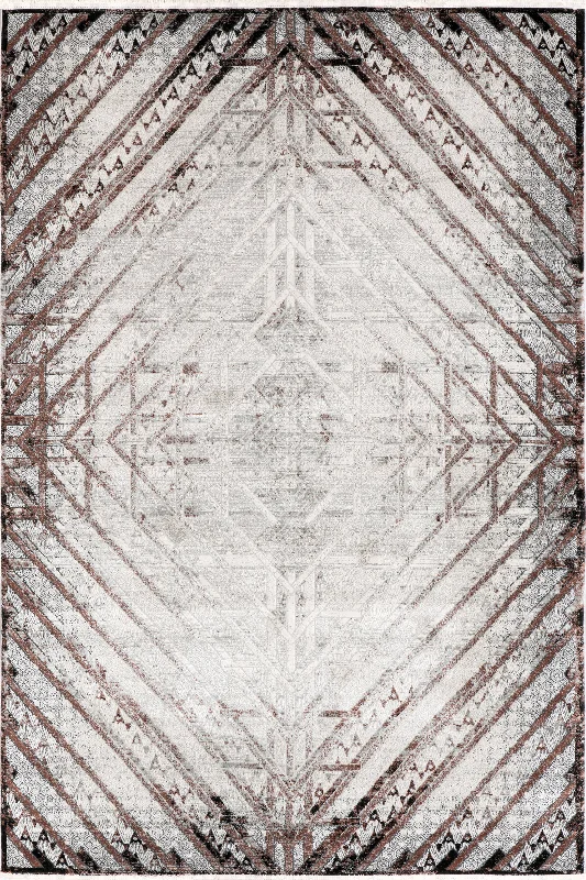 Ollie Vintage Fringe Rug | Beige