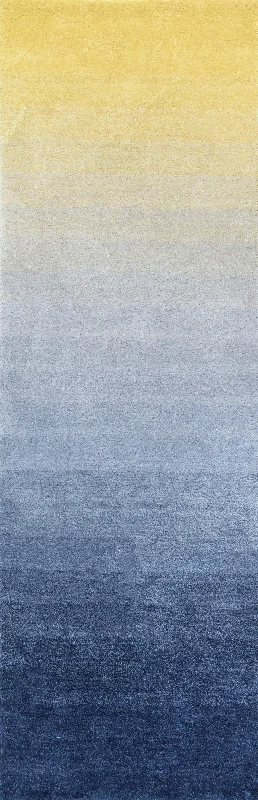 Ombre Shag Rug | Navy