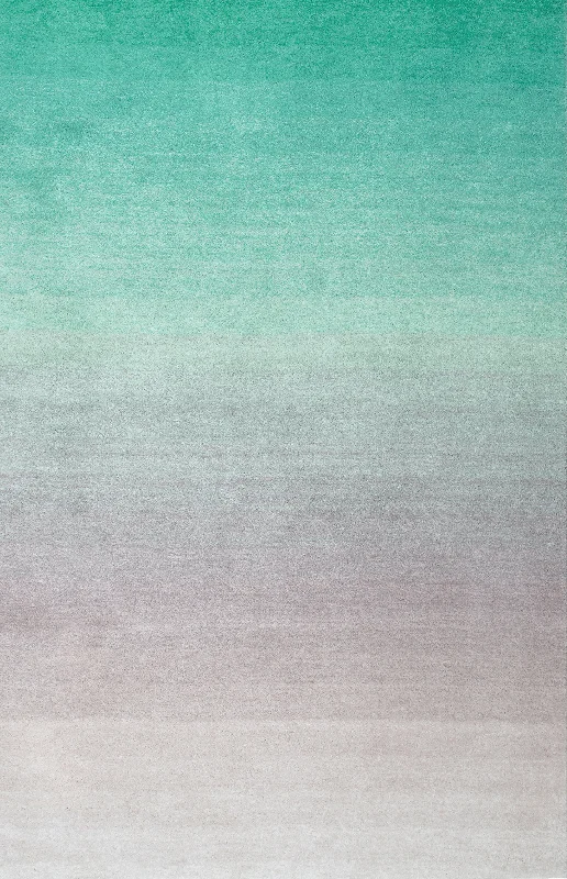 Ombre Shag Rug | Turquoise