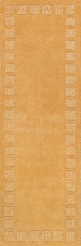 Petra High-Low Wool-Blend Rug | Golden Butter