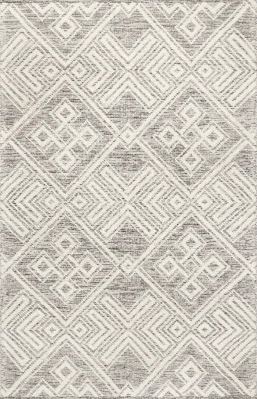 Quinn Textured Lucky Tiles Rug | Ivory