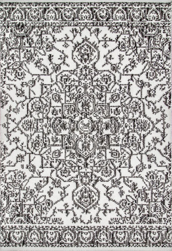 Rosette Medallion Rug | Grey