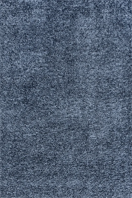 Sade Solid Shag Rug | Blue