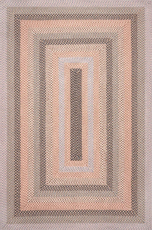 Selena Braided Indoor/Outdoor Rug | Beige Multicolor