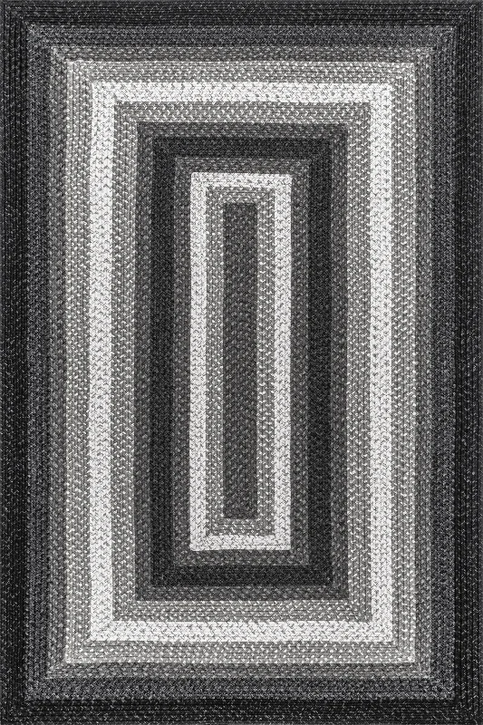 Selena Braided Indoor/Outdoor Rug | Charcoal