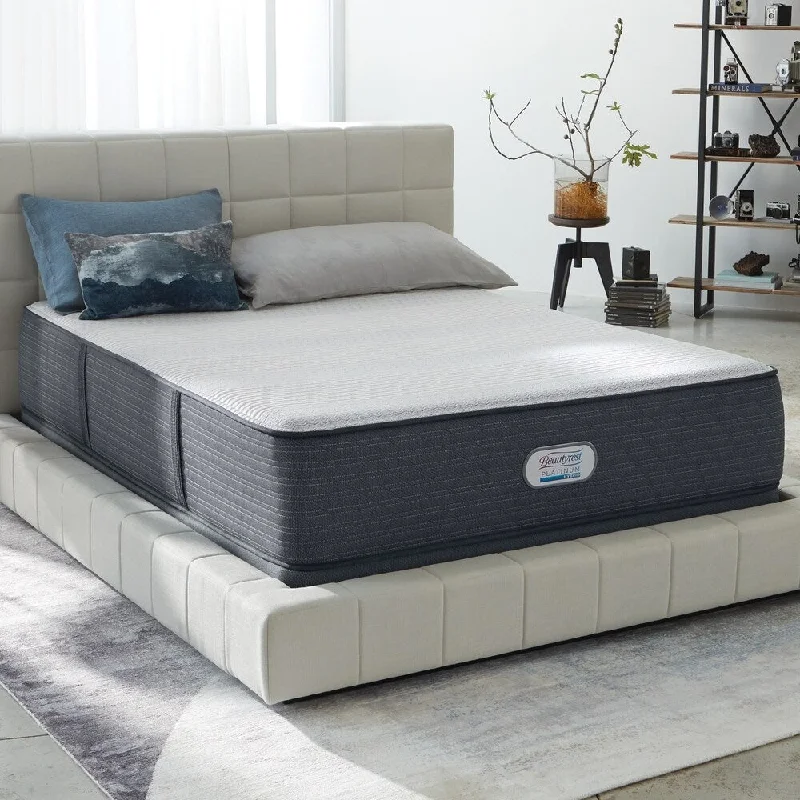 Beautyrest Platinum Atlas Cove 13-inch Firm Queen-size Hybrid Mattress Set - N/A