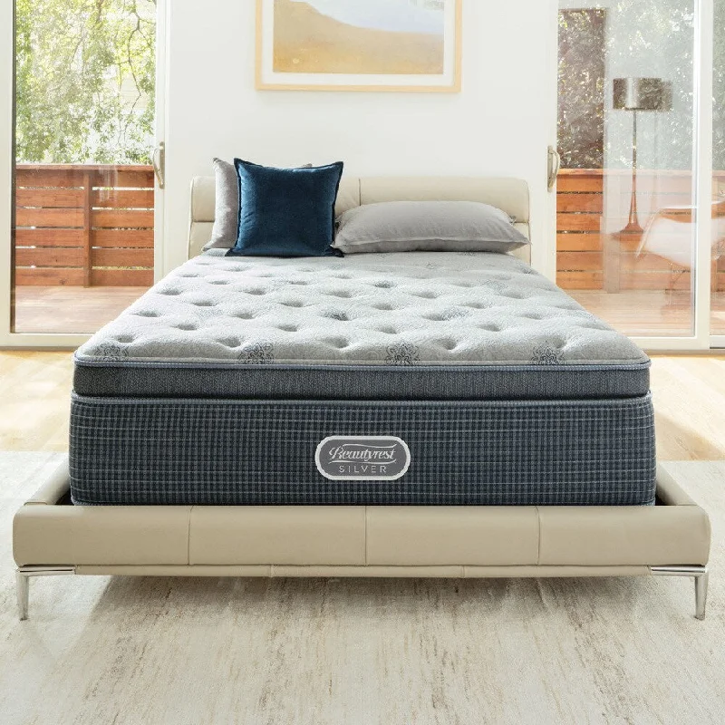 Beautyrest Silver Discovery Bay Luxury Firm Pillow-top 15.5-inch King-size Mattress Set - N/A