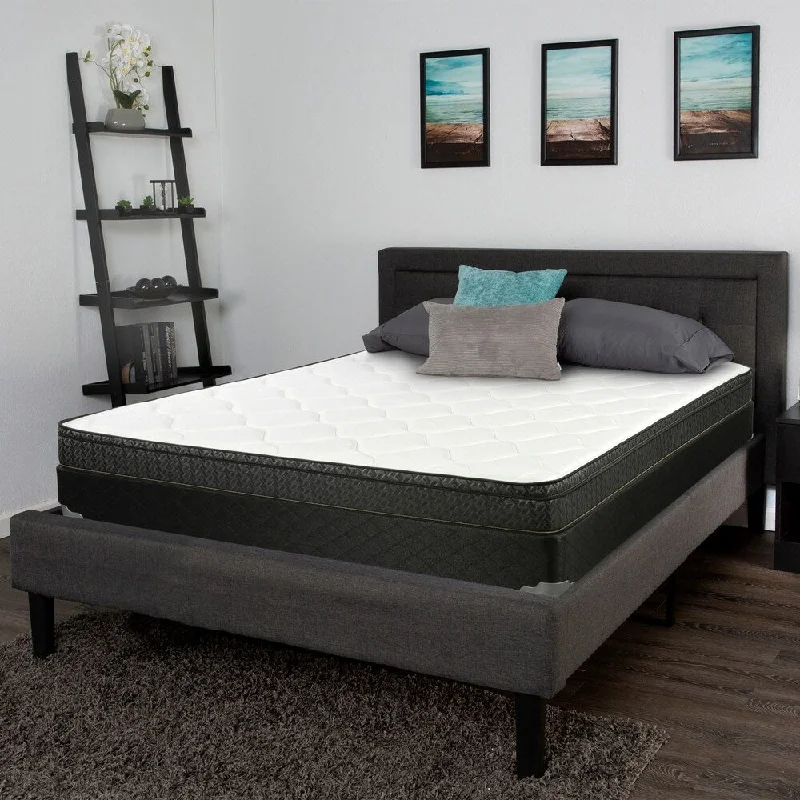 Brenna White and Black 9.25" California King Mattress