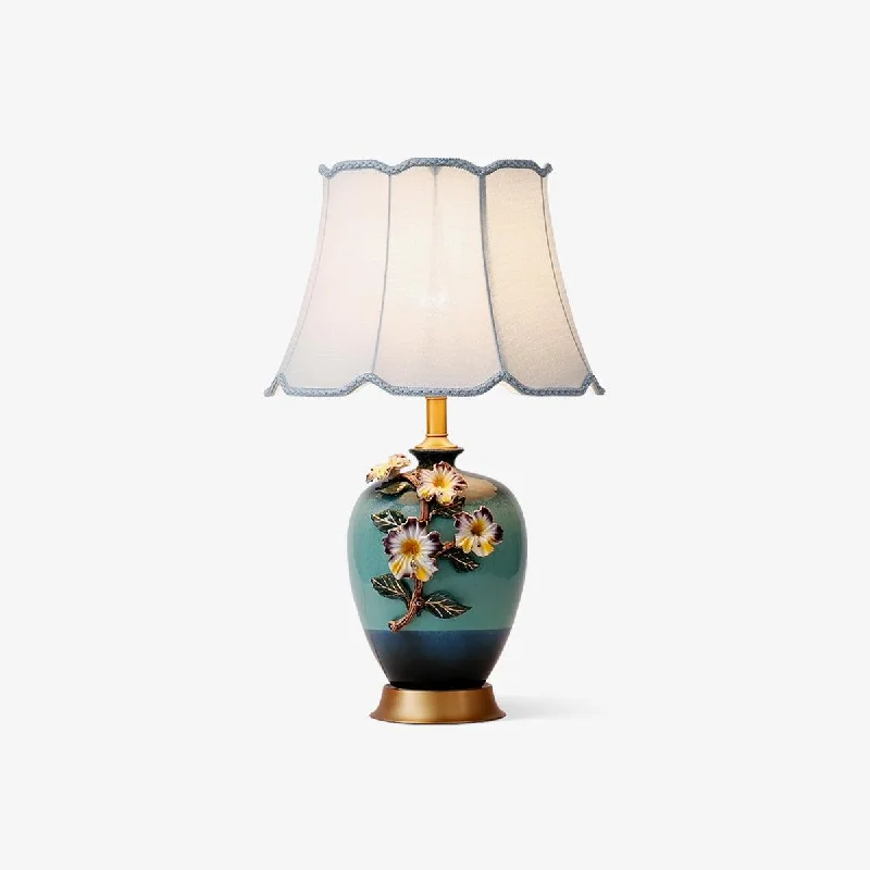 Ceramic Pattern Table Lamp