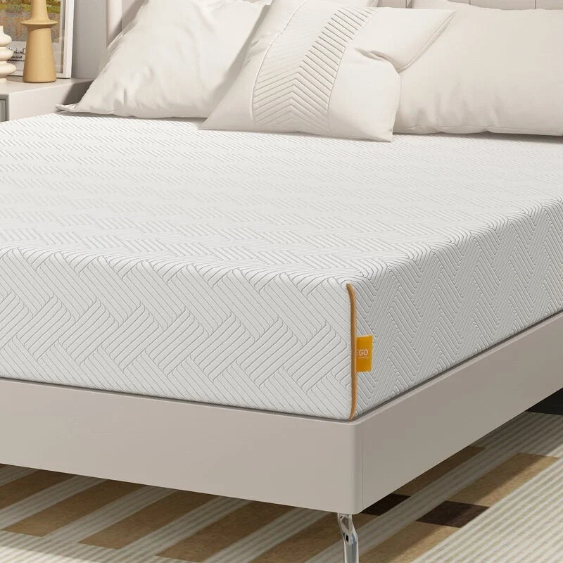 EGOHOME Copper 8 Inch Medium Gel Memory Foam Mattress