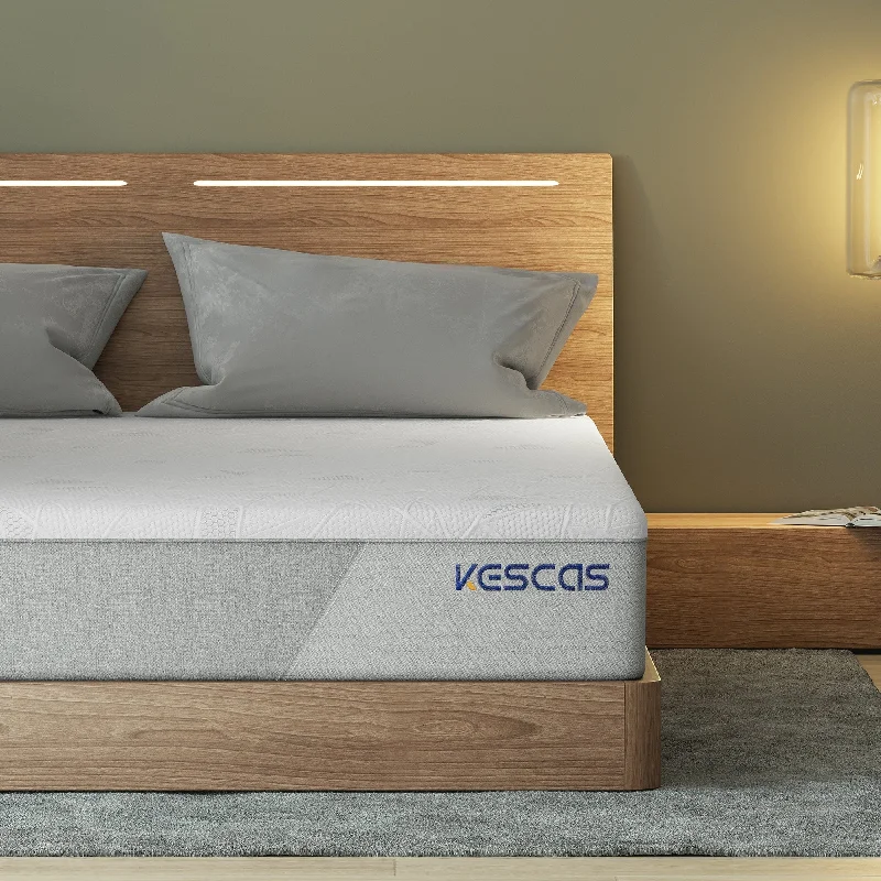 Kescas 8-inch Cooling Gel Memory Foam Medium Mattress