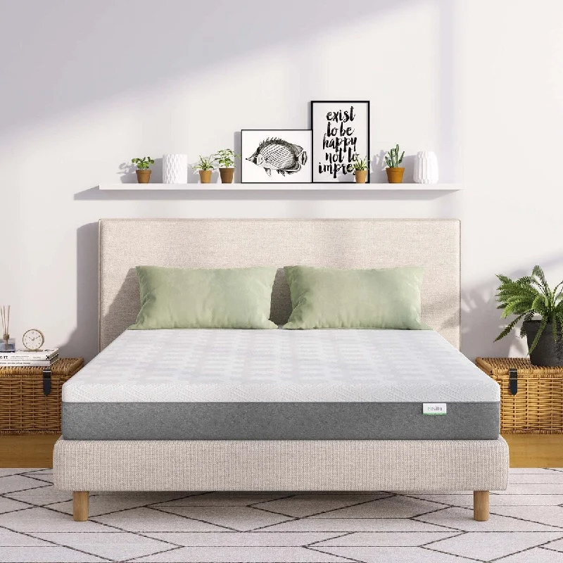 Novilla 8-inch Medium Cool Gel Memory Foam Queen Mattress