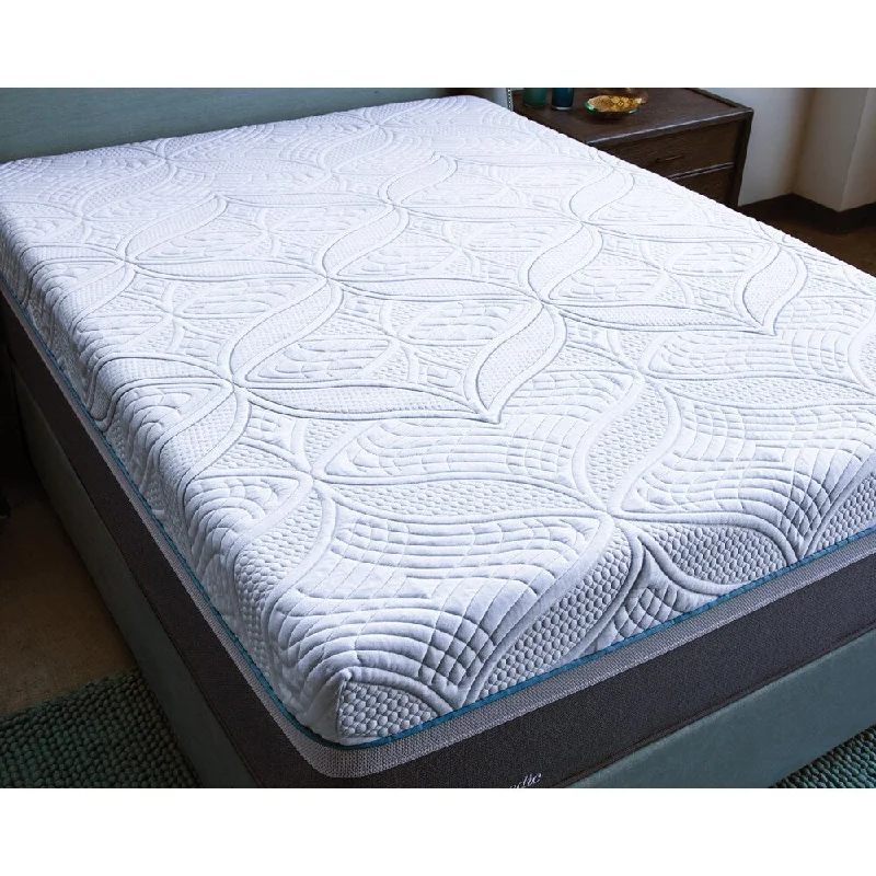 Sealy Posturepedic Hybrid Silver Plush Full-size Mattress Set - White