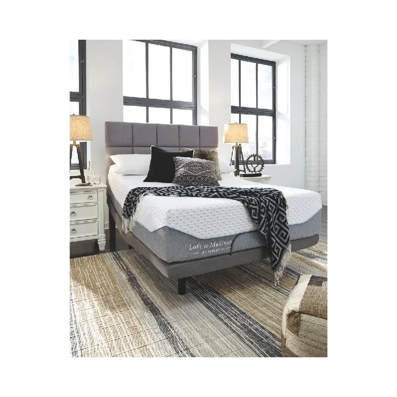 Signature Design by Ashley Loft and Madison 15 Plush 15 inch California King White Mattress with MemGel