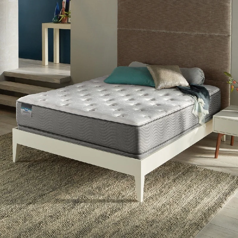 Simmons Beautysleep Cedar Creek Cove Plush 11.5-inch California King-sized Mattress Set - N/A