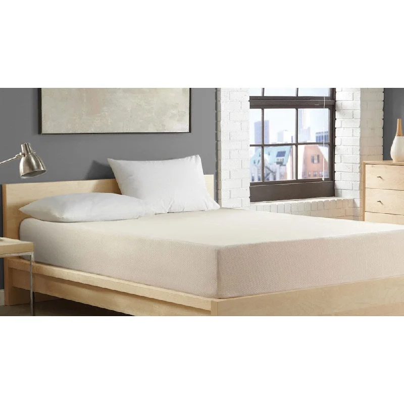 WHITE by Sarah Peyton 10-inch Convection Cooled Plush Support Queen-size Memory Foam Mattress