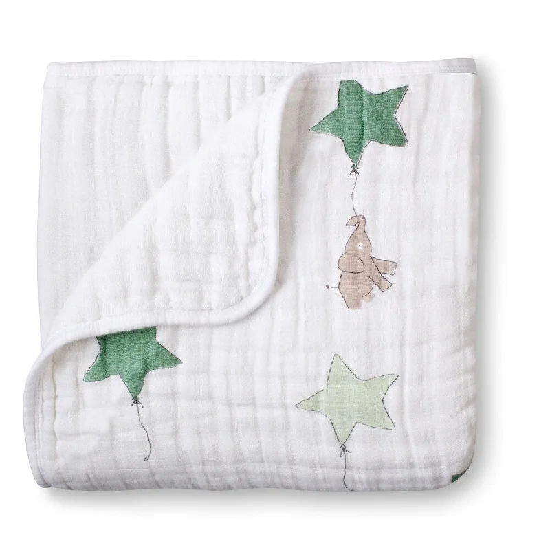 Aden and Anais Up, Up & Away Elephant Classic Dream Blanket