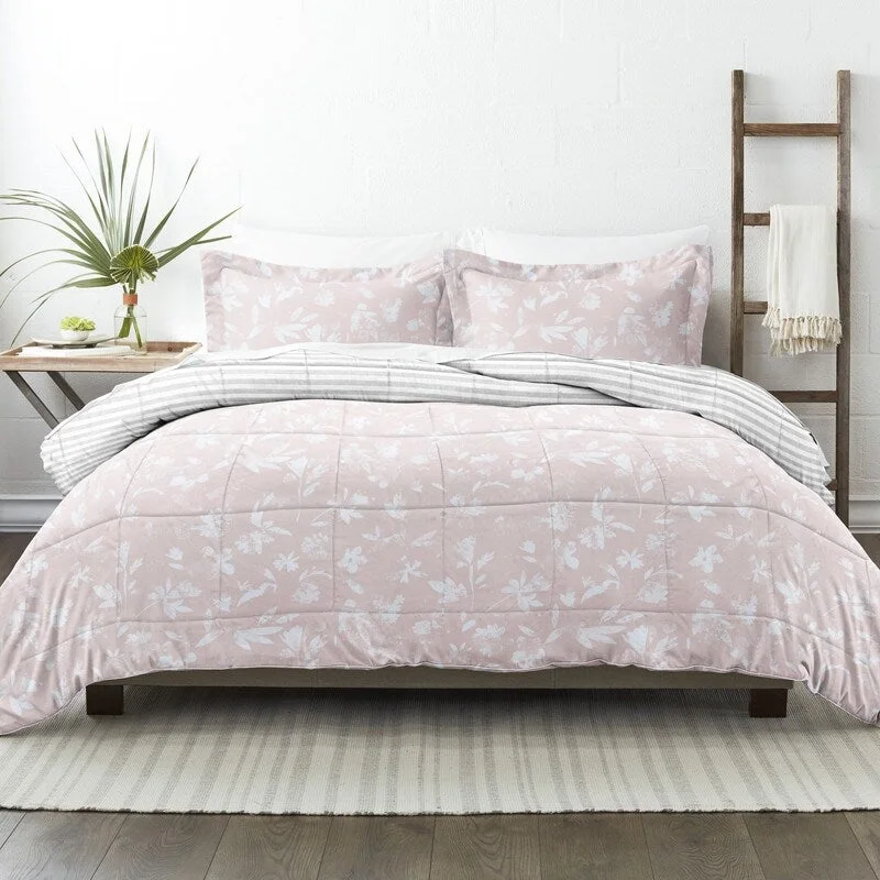 Becky Cameron Premium Pressed Flowers Reversible Comforter Set