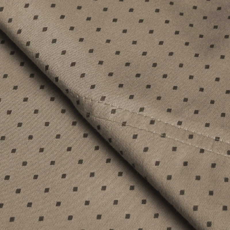 Carlton Printed Dot Sateen Sheet Set