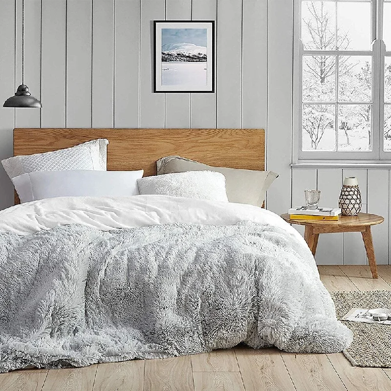 Coma Inducer Duvet Cover - Are You Kidding - Glacier Gray/White