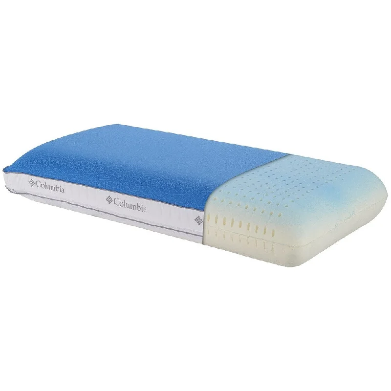 Cooling Gel Memory Foam Pillow - Comfortable and Supportive with Cooling & Breathable Features - Removable Washable Cover