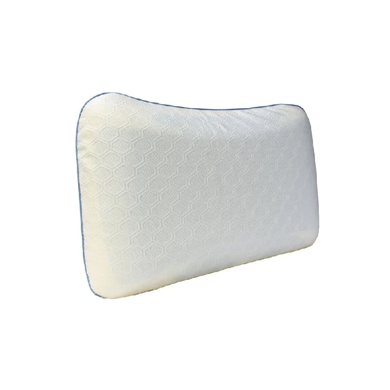 cooRX Cooling Memory Foam Pillow With Gel Pad - N/A