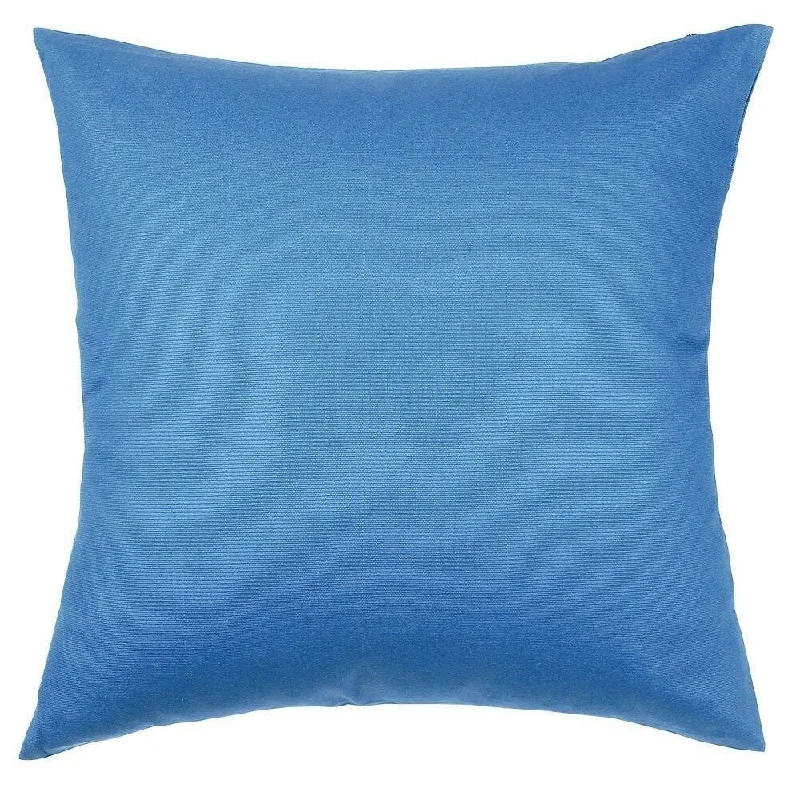 Cotton Linen Pillow Case Bright Royal 18 x 18