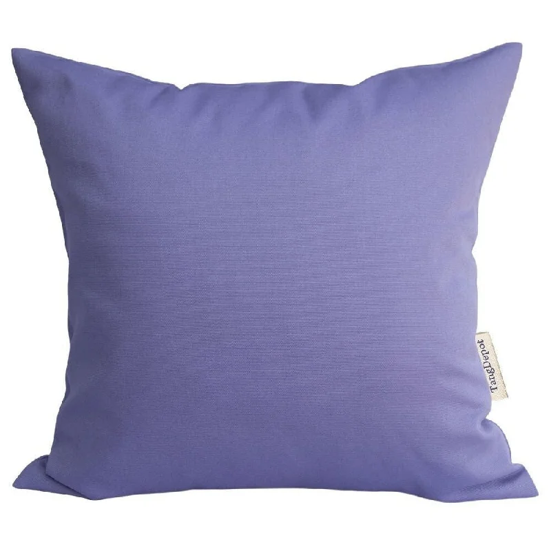 Cotton Linen Pillowcase Violet Solid 18 x 18