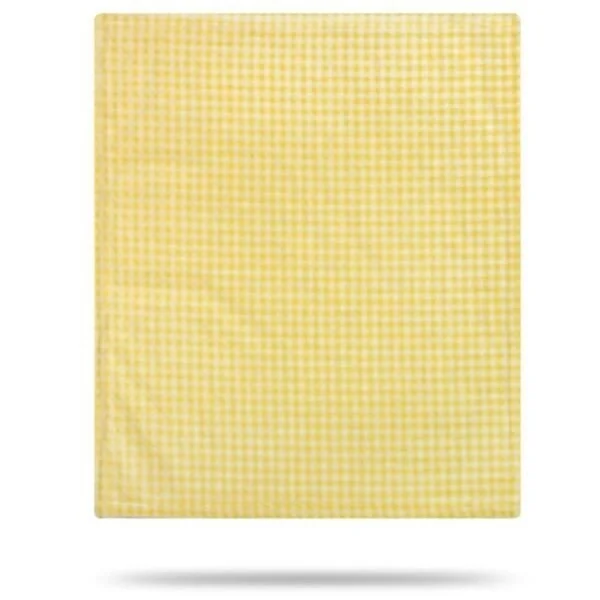 Denali Gingham Light Yellow/Light Yellow 30"x36" Baby Blanket