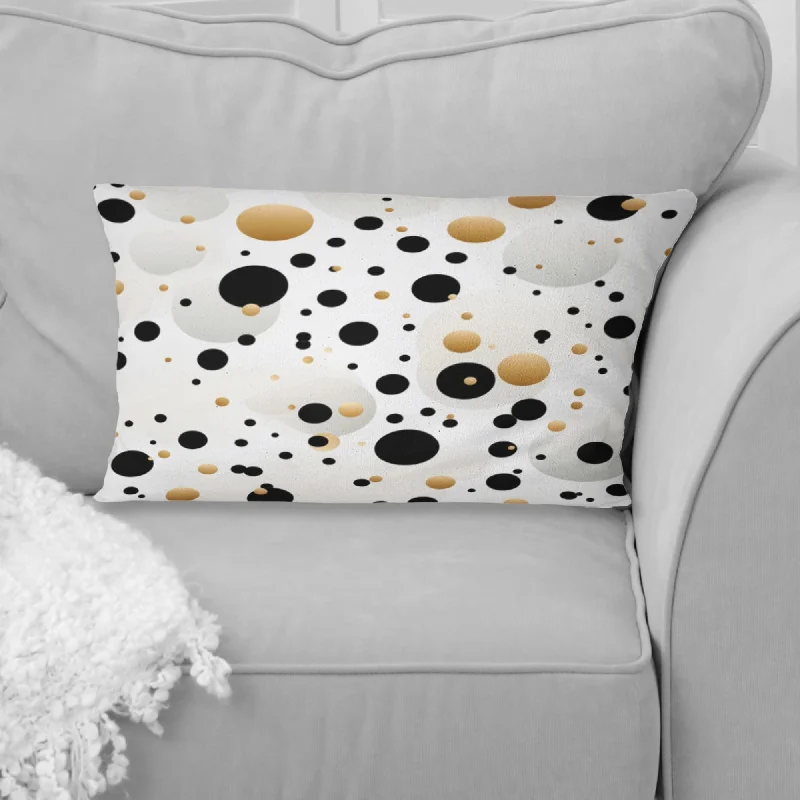 Designart "Minimalist Beauty Polka Dots Pattern" Polka Dots Printed Throw Pillow