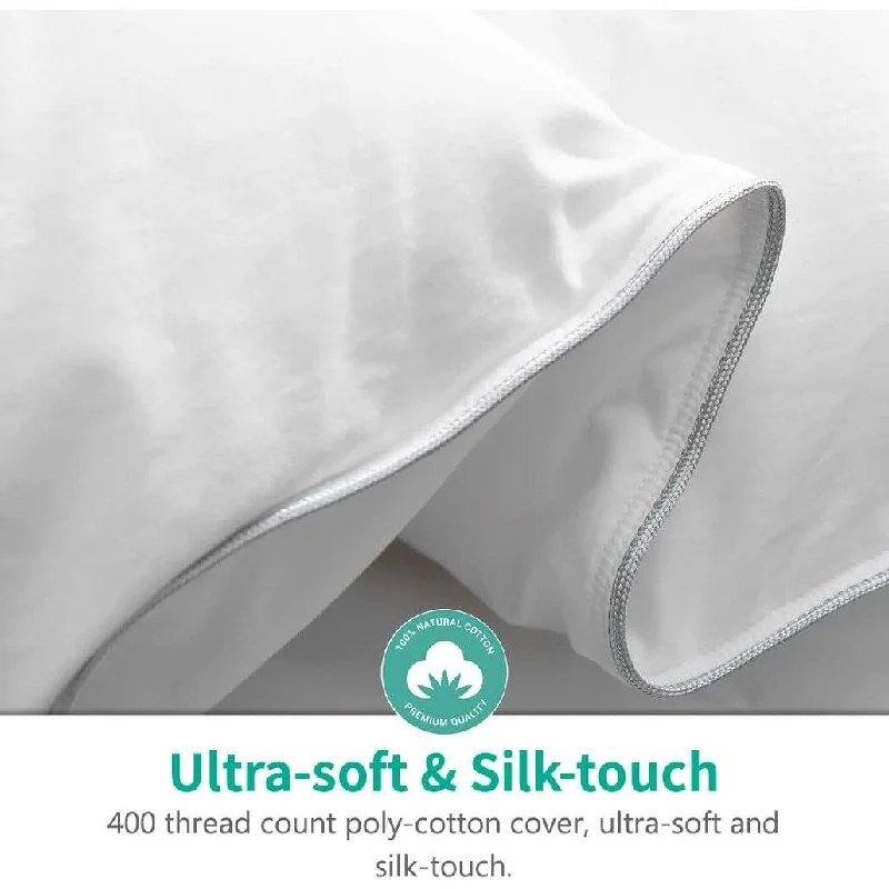 Down Comforter Duvet Insert-Fluffy Medium Warmth