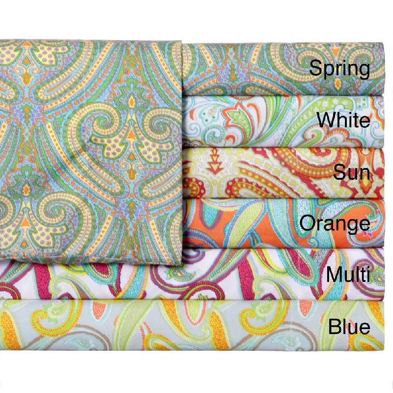 Expressions Paisley Print Easy Care Sheet Set