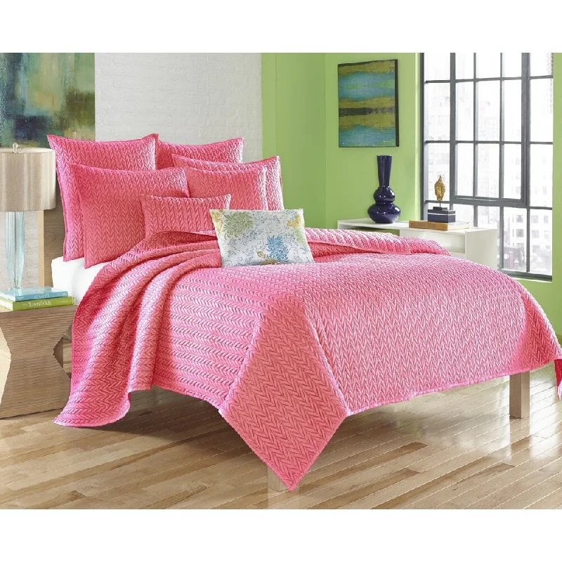 Five Queens Court Catori Pink Coverlet