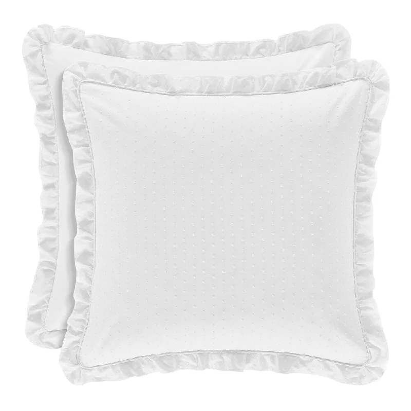 Five Queens Court Evelina Sateen Cotton Euro Pillow Sham