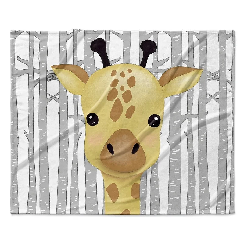 GIRAFFE FOREST Ultra Soft Baby Blanket By Kavka Designs - 40X30