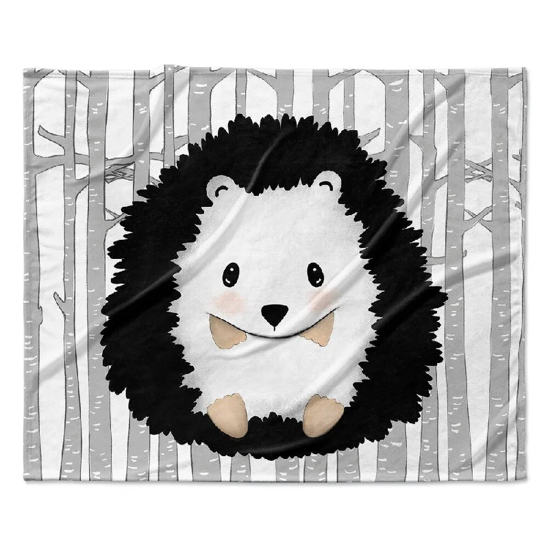 HEDGEHOG FOREST Ultra Soft Baby Blanket By Kavka Designs - 40X30