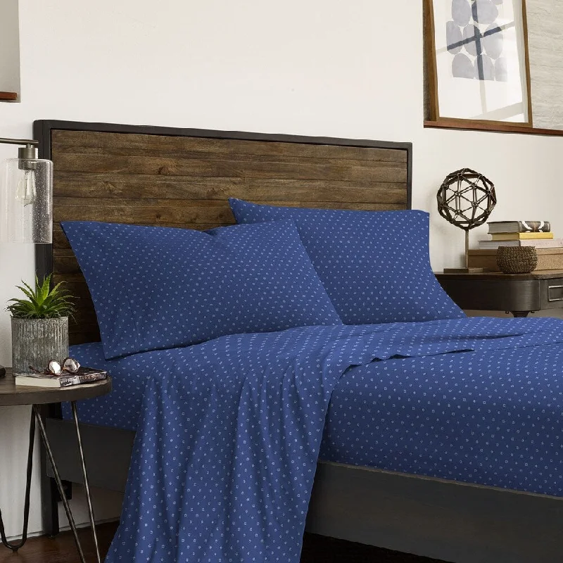 IZOD Blake Queen Blue Sheet Set